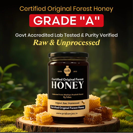 Certified Wild Forest Honey (Raw • Lab Tested • Unprocessed)
