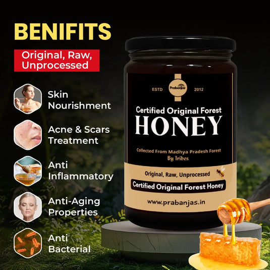Certified Wild Forest Honey (Raw • Lab Tested • Unprocessed)