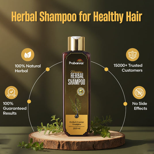 Prabanjas Premium Herbal  Hairfall Control Shampoo 200 Ml