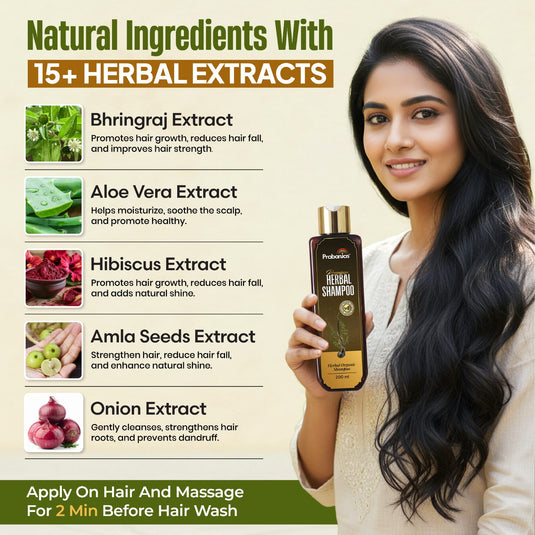 Prabanjas Premium Herbal  Hairfall Control Shampoo 200 Ml