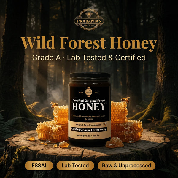 Certified Wild Forest Honey (Raw • Lab Tested • Unprocessed)